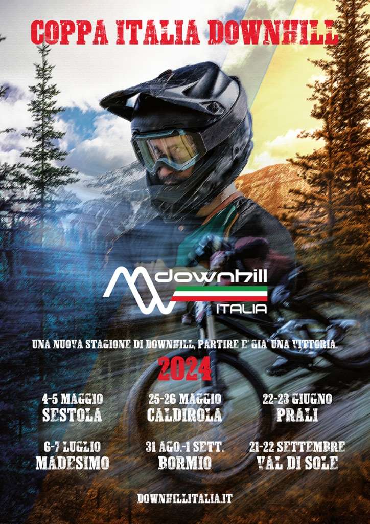 Il calendario della Coppa Italia di Downhill 2024