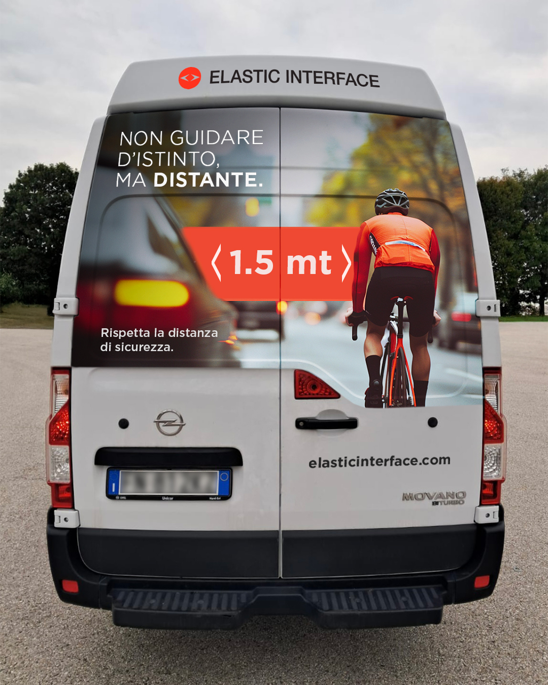 Elastic Interface Cyclists Safety Campaign