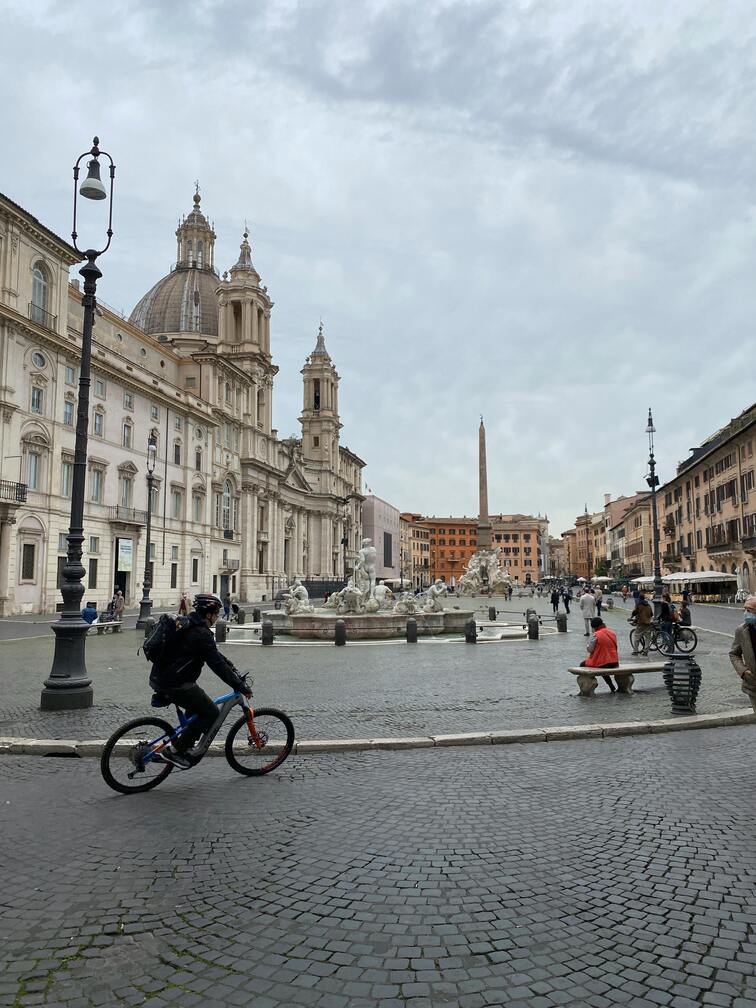 Roma progetto "Vado a lavorare in bici"