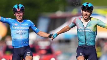 Giro d'Italia-16a tappa-Scaroni-Roglic-Ayuso