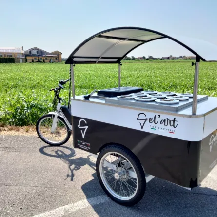 Cargo bike dei gelati completamente autonoma e a pedalata assistita!