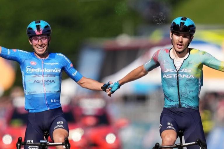 Giro d'Italia-16a tappa-Scaroni-Roglic-Ayuso
