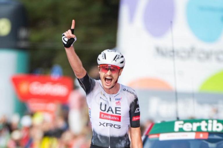 Jay Vine, vincitore della 6a tappa della Vuelta